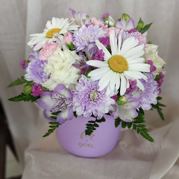 Композиция в коробке «Прекрасный день» в Форосе