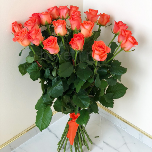 21 коралловая роза, лента в Форосе