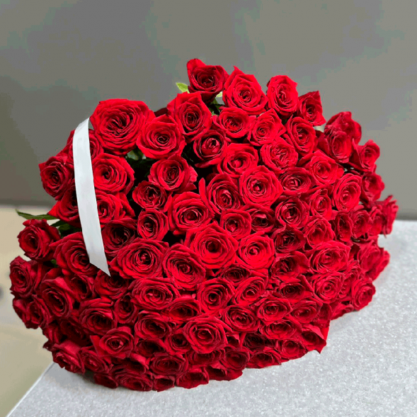 101 красная роза в Форосе