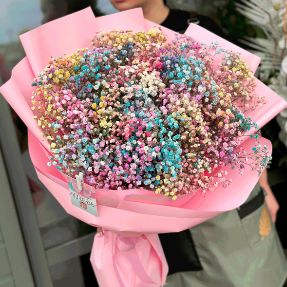 Букет Радужная гипсофила Макс в Форосе