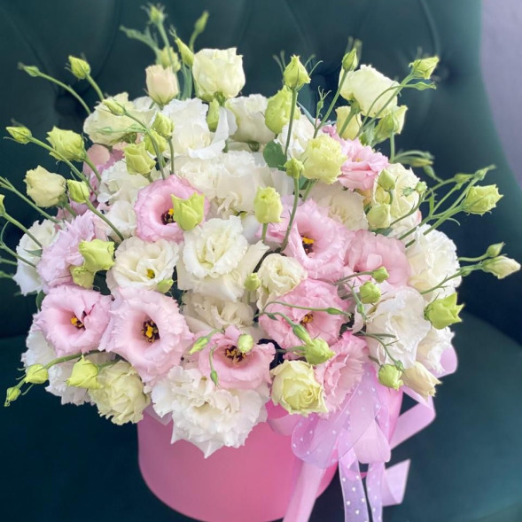 Композиция из эустом Нежное прикосновение в Форосе